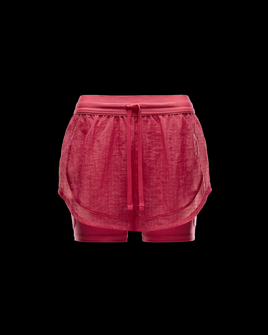 Shorts de correr Dri FIT de tiro medio de 8 cm 2 en 1 para mujer Nike Running Division. Nike